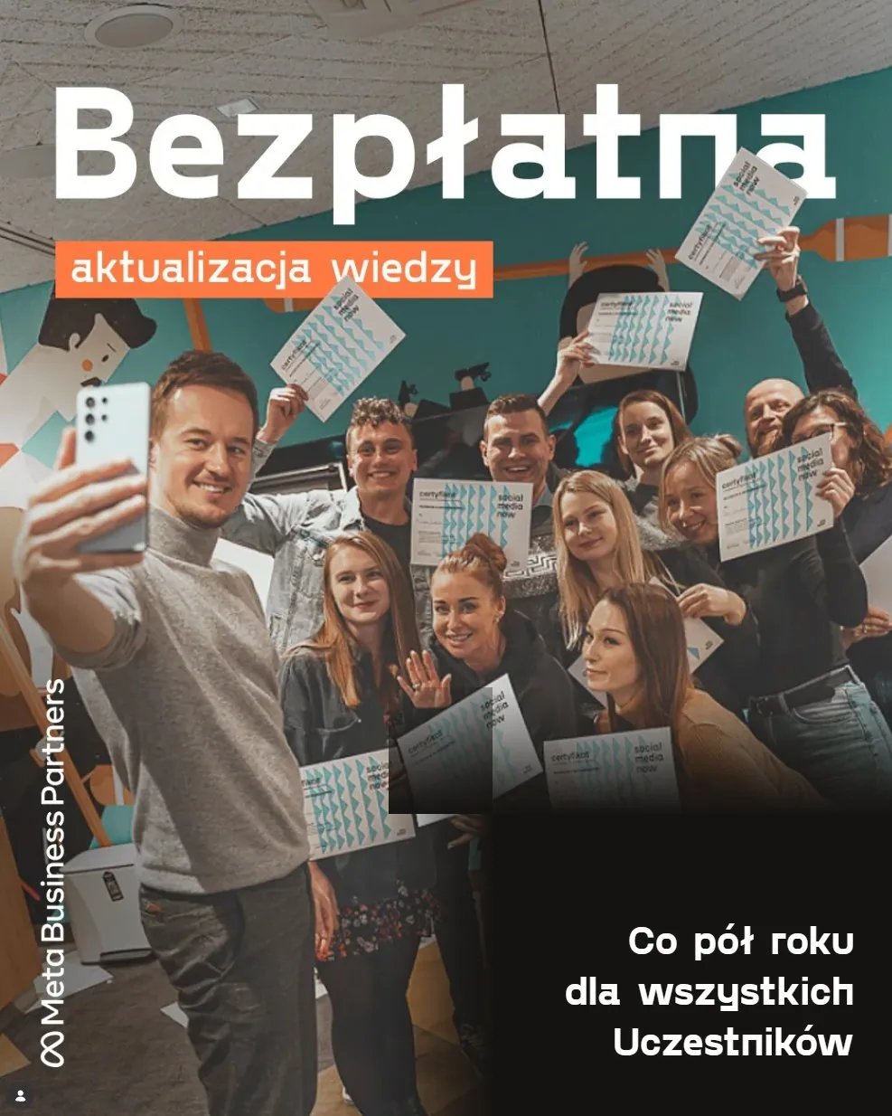 Bezpłatna aktualizacja wiedzy - co roku dla wszystkich Uczestników